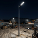 240W Solar Street Flood Light-IP65-6500K.