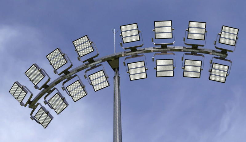 150W industrial LED flood light.