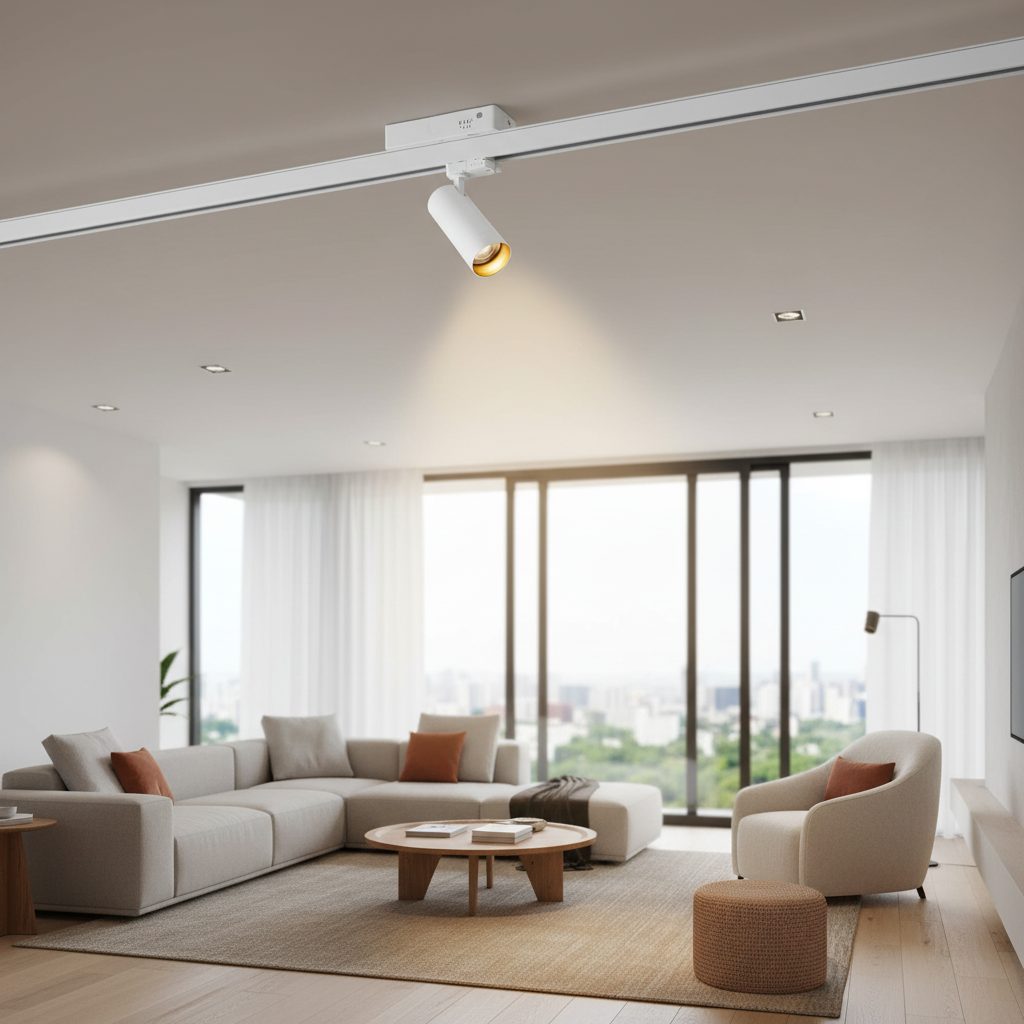 2 Wire Track For Track Light -White.