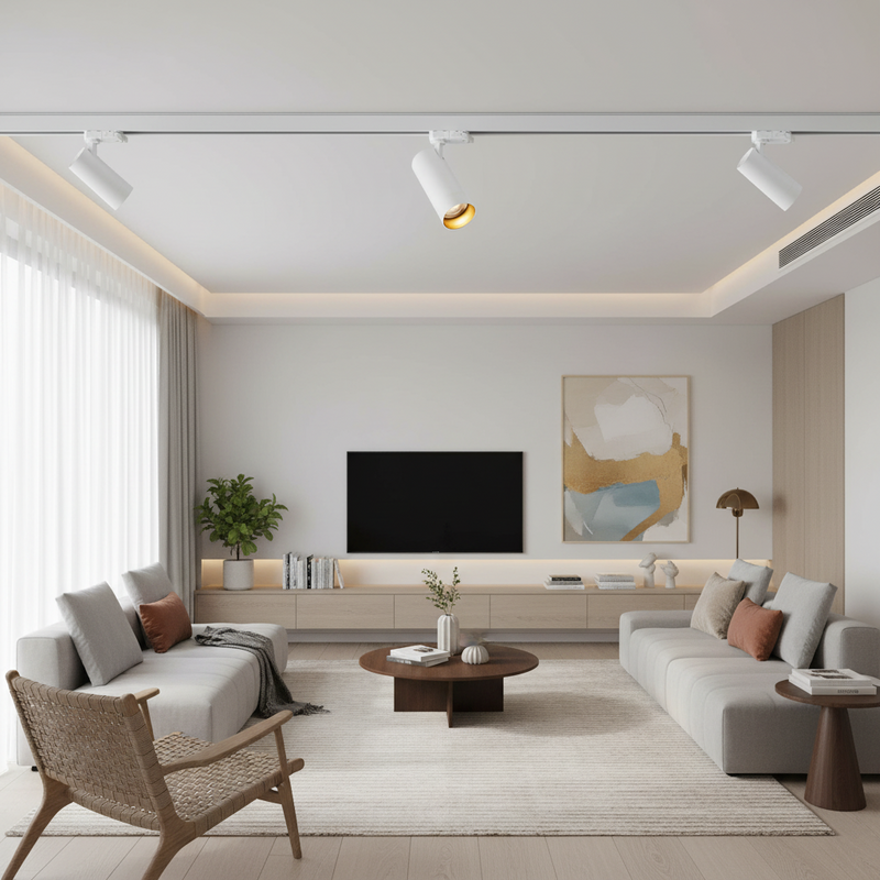 2 Wire Track For Track Light -White.