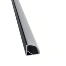16 x 16MM 90° 3M V-shape aluminum corner channel for LED strip lights - 2101BK.