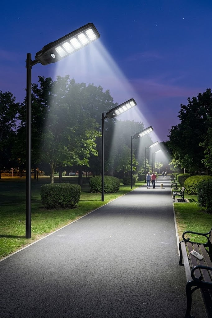300W Solar industrial LED street light-IP66-7000K.