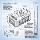 K.Light  S11-K10R 1 Channel Kinetic Switch Receiver.
