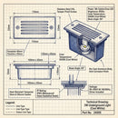 3w Underground Light Cool White 2400S IP65 6500K.