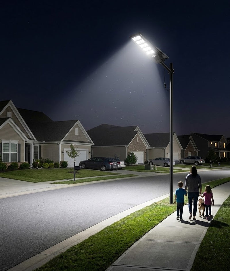 300W Solar industrial LED street light-IP66-7000K.