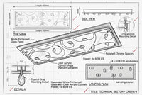 Brightstar-CF634/4 WHITE Ceiling Fitting.