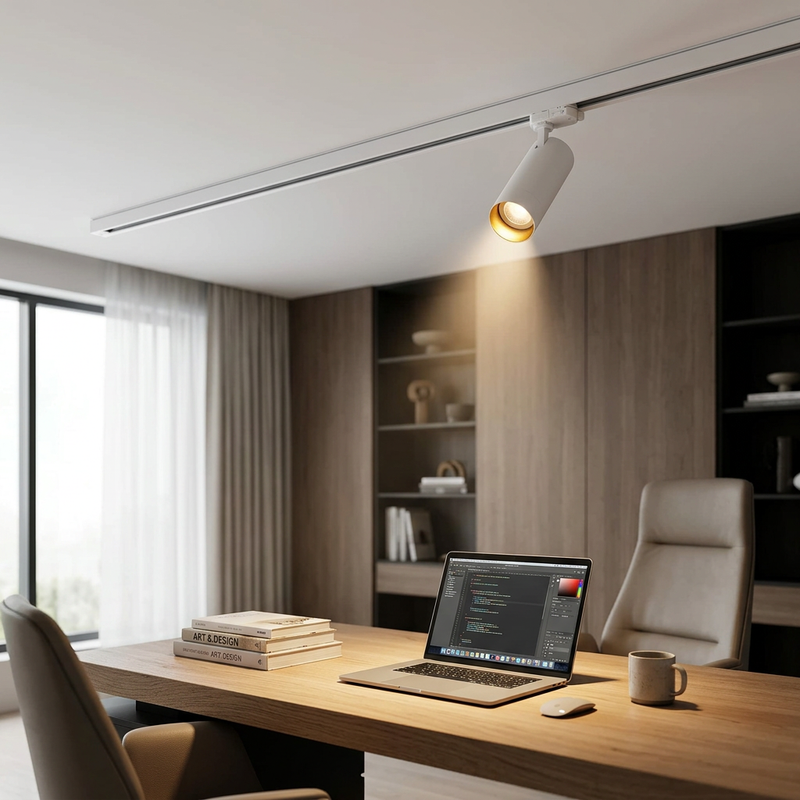 3 Wire Track For Track Light -White.