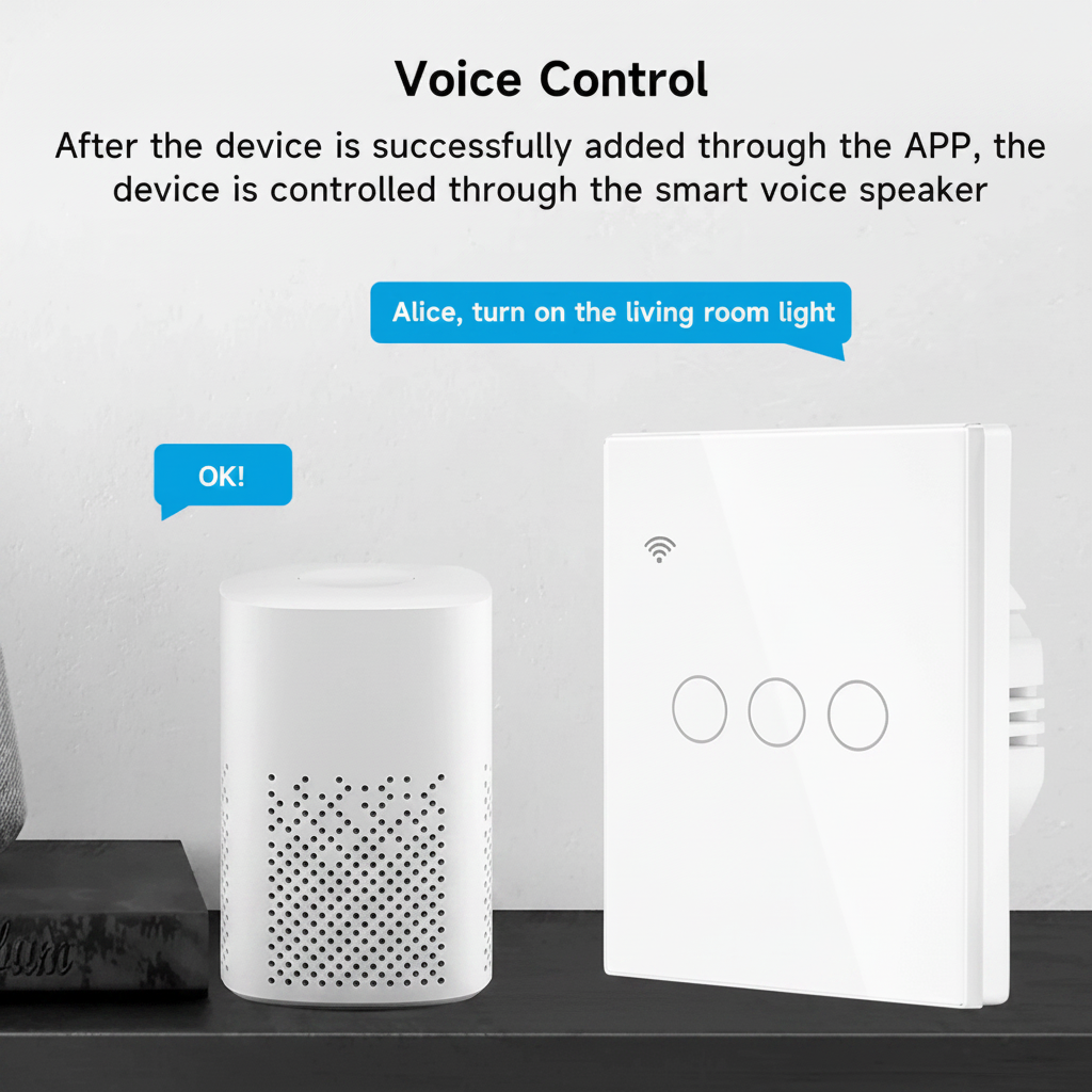 AB-KG06 3 Gang Wi-Fi Smart Switch Works With Smart Life App. - Mr.Smart SA's Best Online Shopping Store