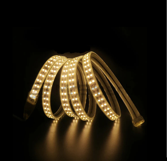 1M - LED Strip Light 220V installed for home or commercial lighting
Close-up of 1M - LED Strip Light 220V showing flexible design